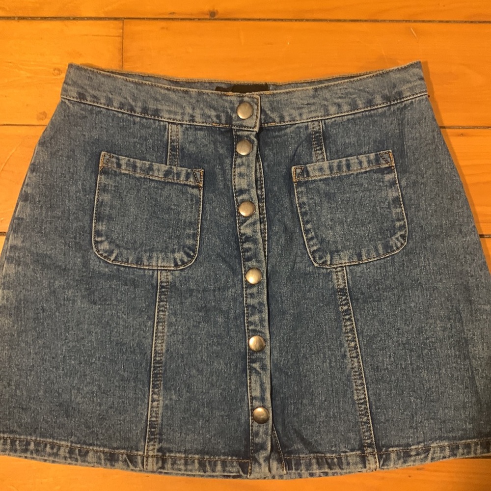 70’s STYLE DENIM SKIRT,MINI SKIRT